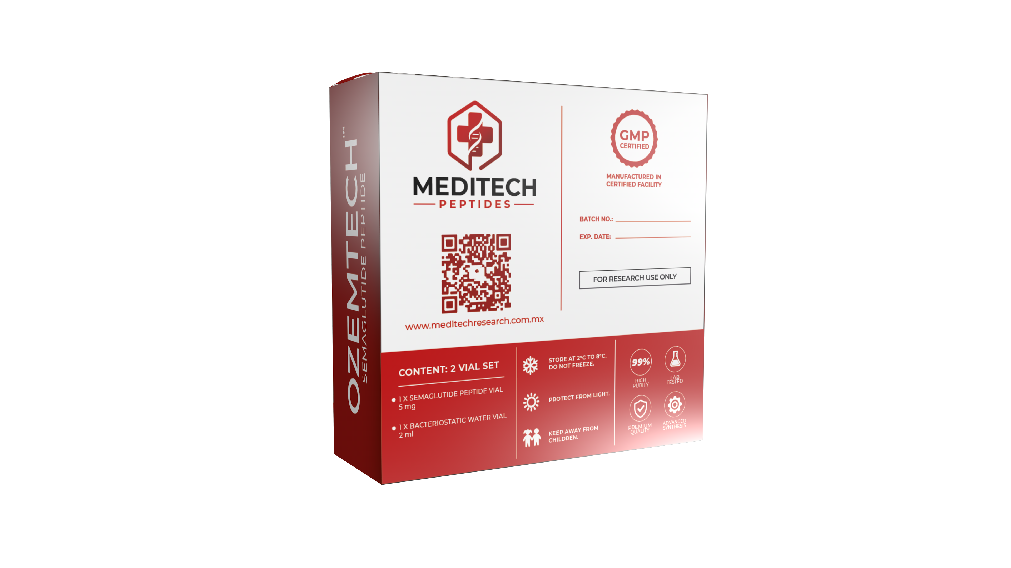 Ozemtech 5 mg / 2 ml | Meditech Peptides
