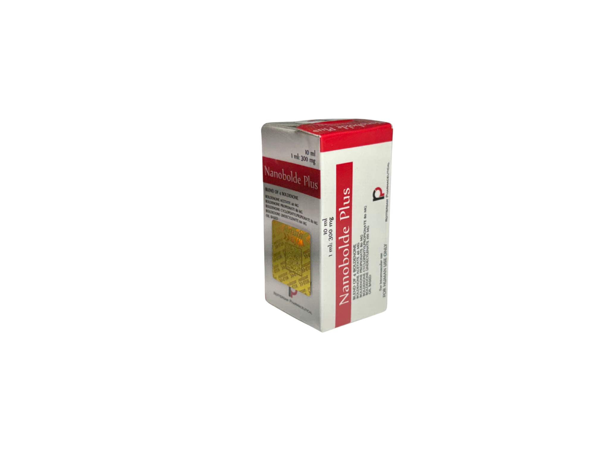 "NANOBOLDE PLUS 300 MG (MIX DE BOLDENONAS) ROTTERDAM PHARMACEUTICALS