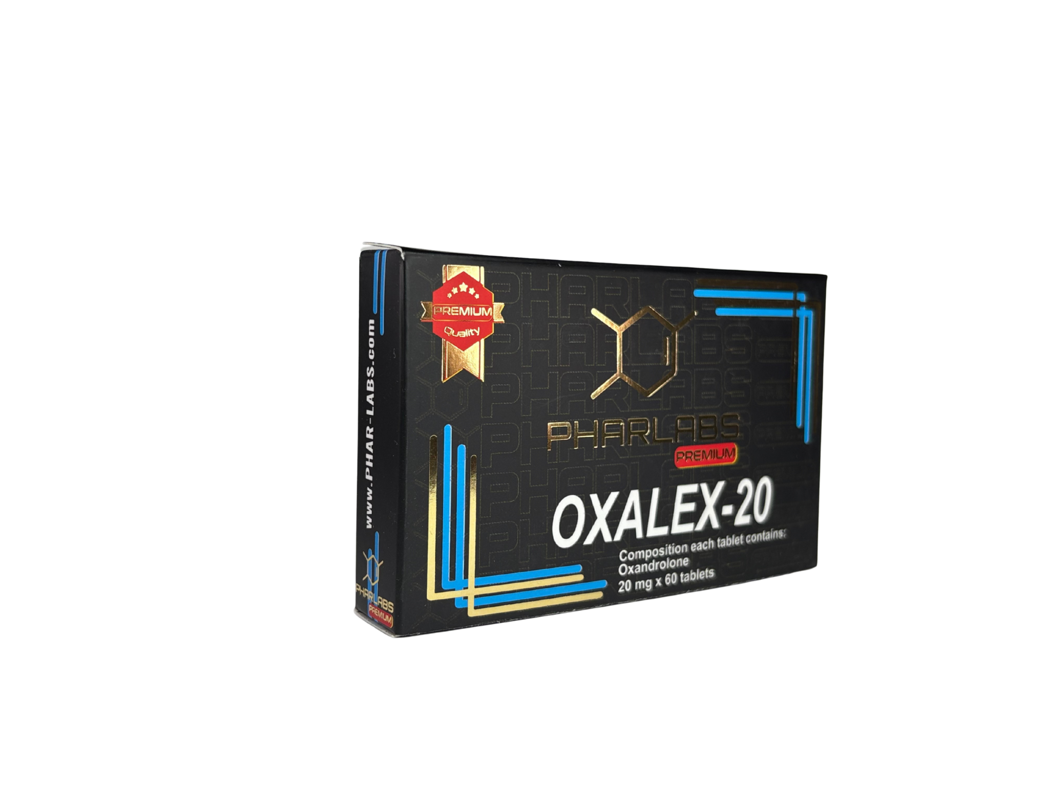 "OXALEX 20 MG (OXANDROLONA) PHAR LABS PREMIUM