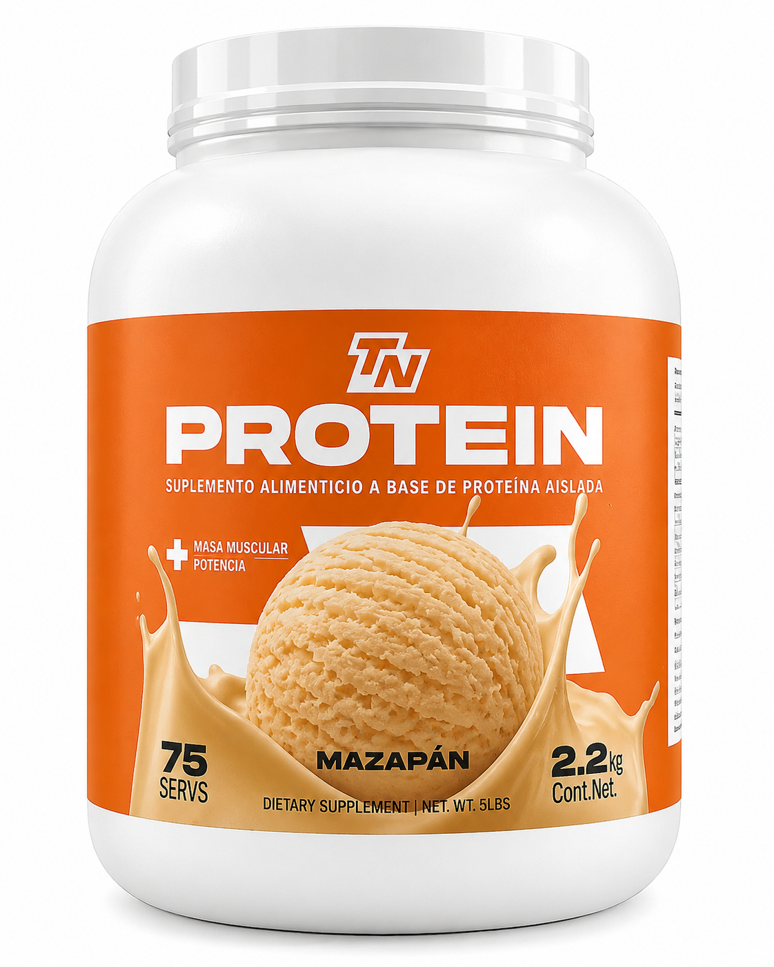 TN Protein Whey 2.2 kg (5 lbs) – 75 Servicios | Proteína de Suero de Leche