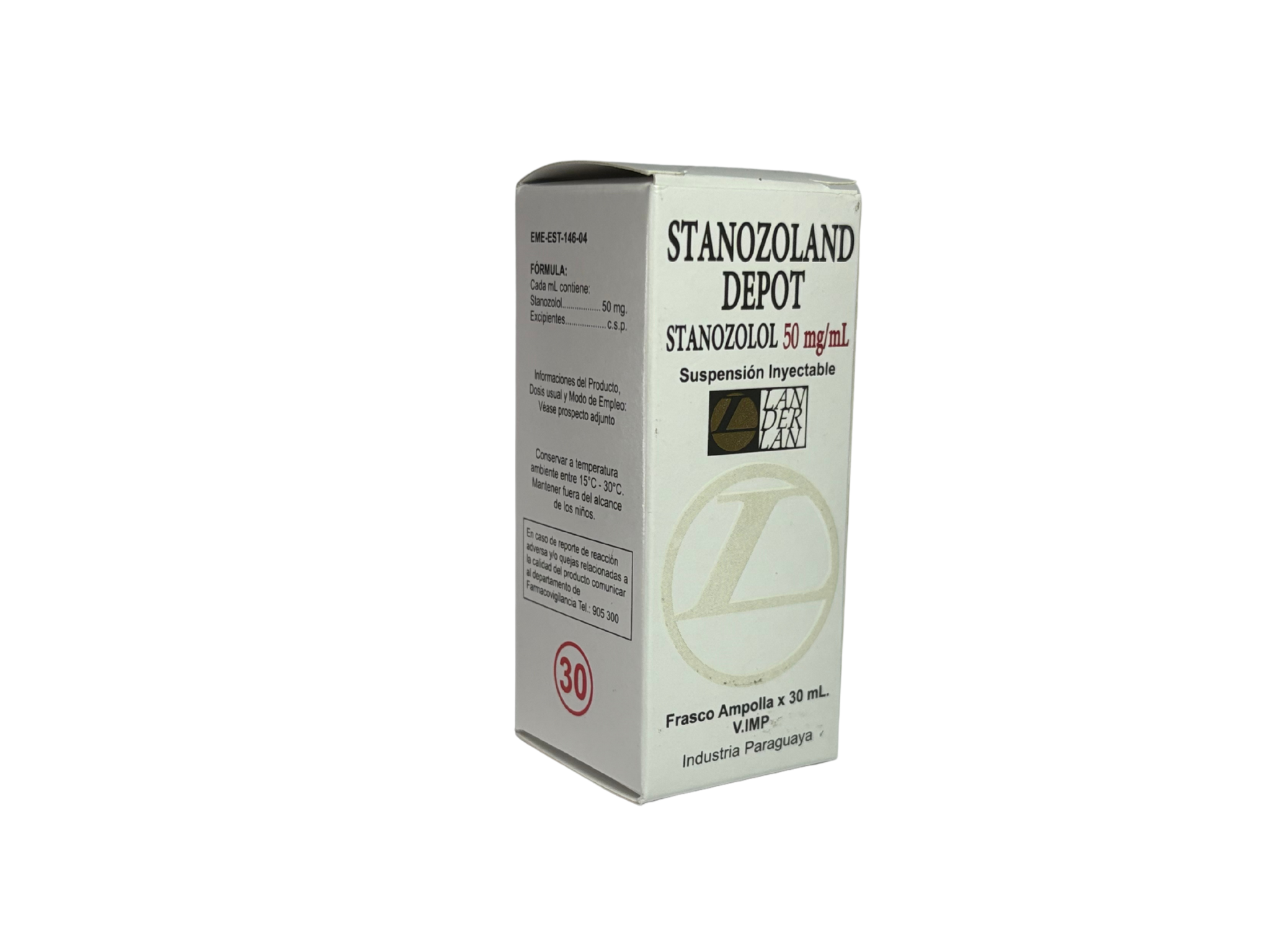 "STANOLAND DEPOT 50 MG-30 ML (STANOZOLOL O WINSTROL) LANDERLAND