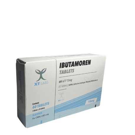 "IBUTAMOREN 15 MG/50 TABS ( MK-677) XT LABS
