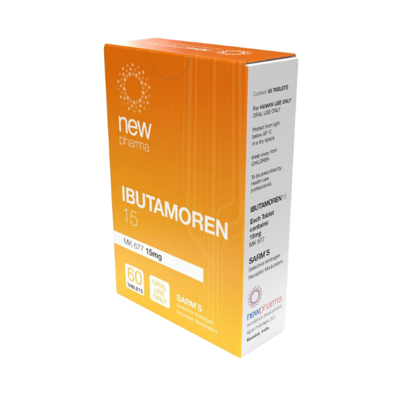 "IBUTAMOREN 15 MG (MK-677) NEW PHARMA