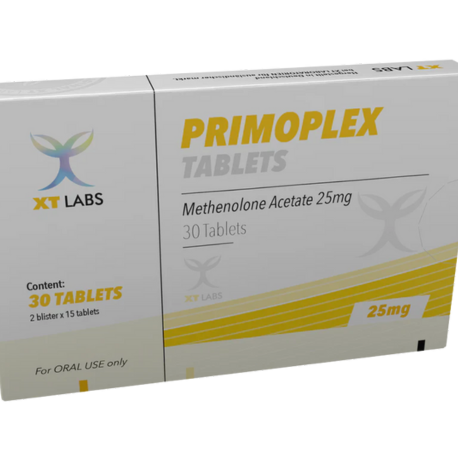 "PRIMOPLEX 25 MG/30 TABS (METHENOLONA ACETATO/PRIMOBOLAN) XT LABS