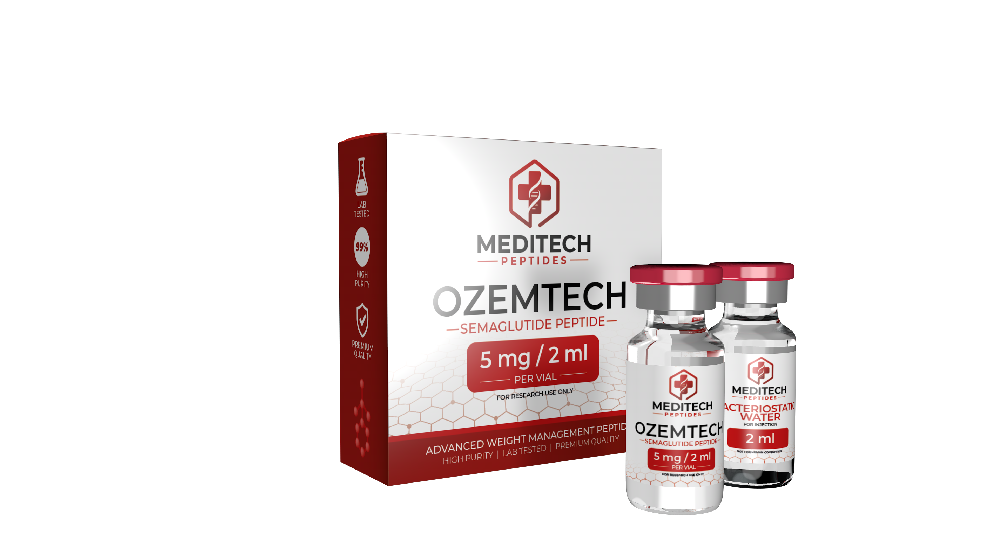 Ozemtech 5 mg / 2 ml | Meditech Peptides