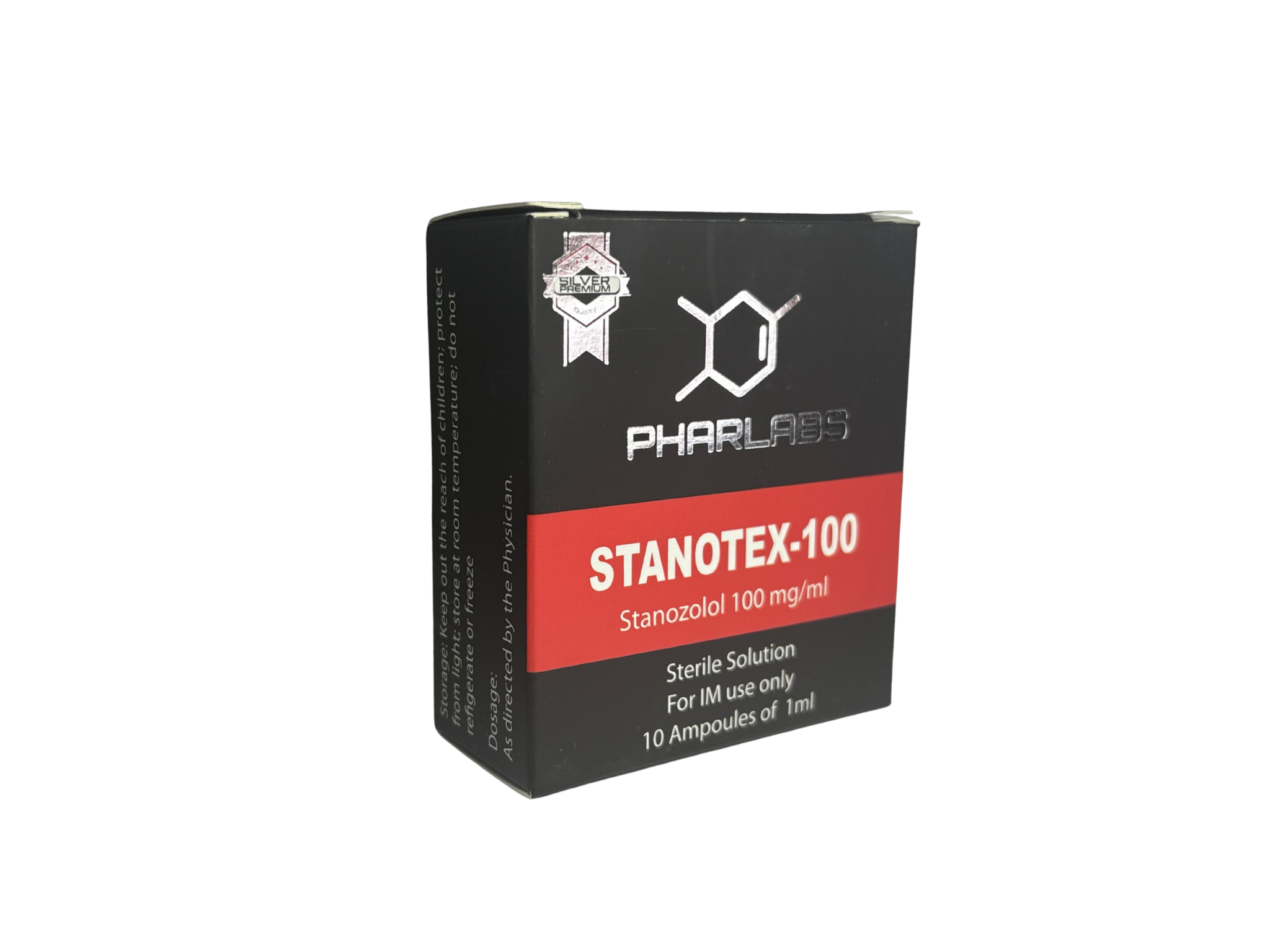 STANOTEX 100 MG (STANOZOLOL O WINSTROL) PHAR LABS SILVER