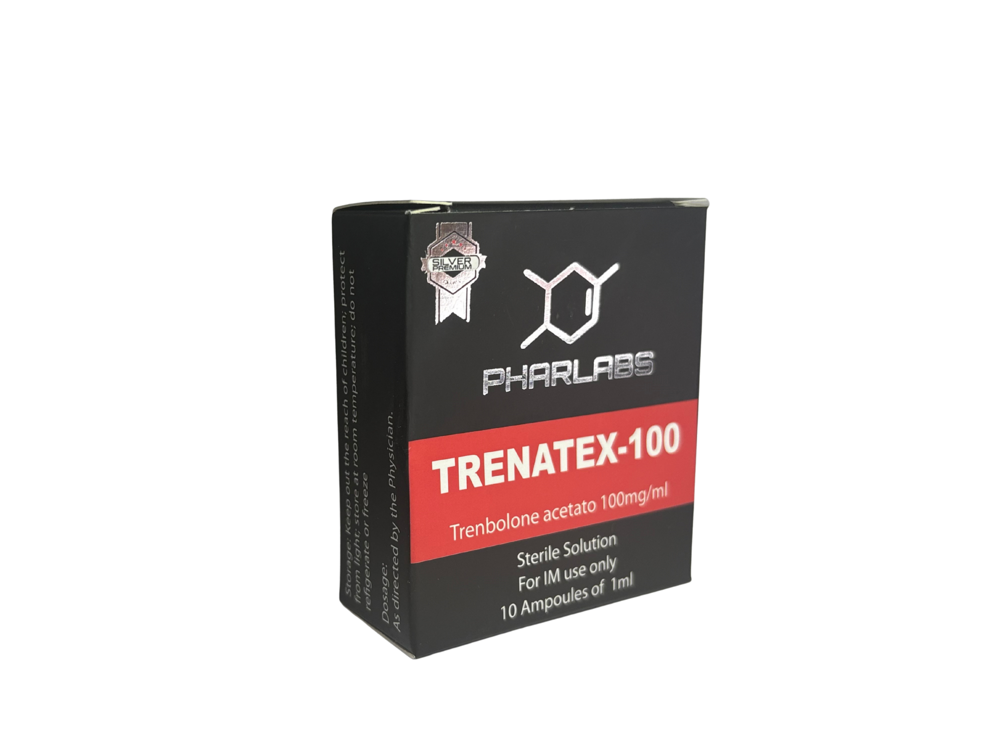 "TRENATEX 100 MG (TRENBOLONA ACETATO) PHAR LABS SILVER