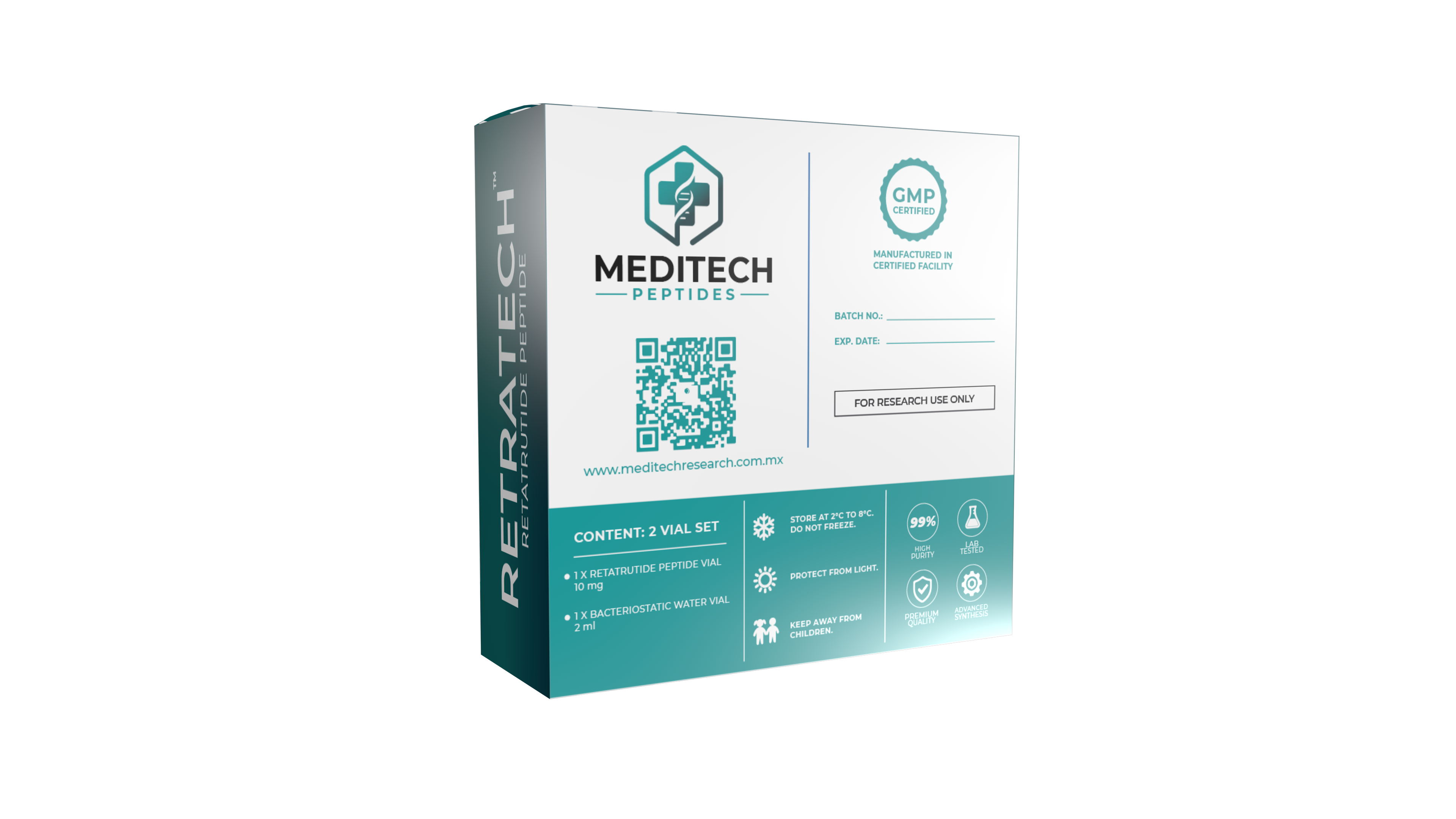 Retratech 10 mg / 2 ml | Meditech Peptides